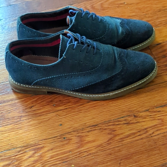 Ben Sherman Men's Oxford Shoes in Navy Blue Size 9.5 - Picture 2 of 4